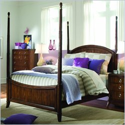 Lea Elite Rhapsody Poster Bed in Cherry Finish
