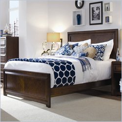 Lea Elite Expressions Kids Panel Bed in Root Beer Cherry Finish