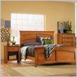 Lea My Place Kids Wood Panel Bed 5 Piece Bedroom Set in Maple
