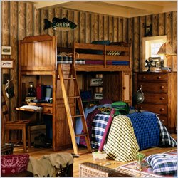 Lea Jackson Creek Loft Bed 3 Piece Bedroom Set