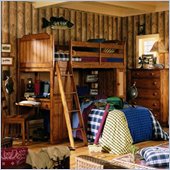 Lea Jackson Creek Loft Bed 4 Piece Bedroom Set