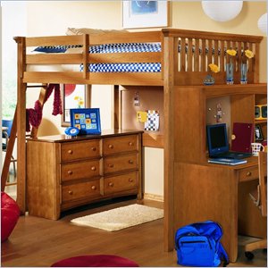 Lea My Place Loft Bed 4 Piece Bedroom Set