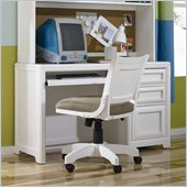 Lea Elite Reflections Kids Student Wood Computer Desk in Aspen White
