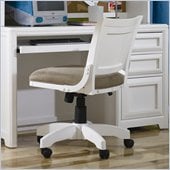 Lea Elite Reflections Kids Swivel Desk Chair in Aspen White Finish