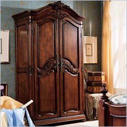 Lea Jessica McClintock Heirloom TV/Wardrobe Armoire in Dark Cherry