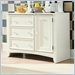 Lea Getaway 3 Drawer Single Dresser in White Finish