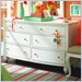 Lea Elation Double Dresser in Off-White