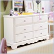 ADD TO YOUR SET: Lea Spring Garden Double Dresser in White