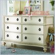 ADD TO YOUR SET: Lea Emma's Treasures 6 Drawer Double Dresser in White
