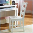 ADD TO YOUR SET: Lea Haley Wood Frame Desk Chair in White Finish