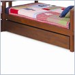 ADD TO YOUR SET: Lea Dillon Underbed Storage Unit / Trundle in Distressed Brown Cherry Finish