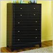 ADD TO YOUR SET: Lea Midtown 5 Drawer Chest in Dark Cherry Finish