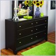 ADD TO YOUR SET: Lea Midtown 6 Drawer Double Dresser in Dark Cherry Finish