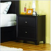 Lea Midtown 2 Drawer Nightstand in Dark Cherry Finish