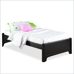 Lea Midtown Kids Platform Bed in Dark Cherry Finish-Twin