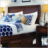 Lea Elite Expressions Panel Headboard in Root Beer Cherry Finish