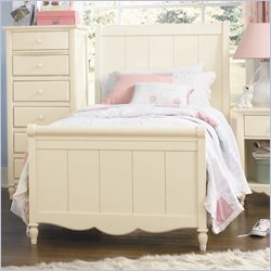 Lea Seaside Dreams Kids Wood Twin Sleigh Bed