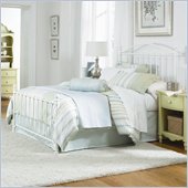 Lea Seaside Dreams Kids Metal Bed in White Finish
