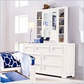 Lea Elite Reflections Kids 7 Drawer Double Dresser and Mirror Set