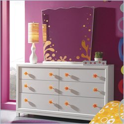 Lea Nickelodeon TweenNick Dresser and Accent Mirror Set