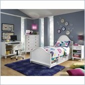 Lea Elite Zoe Panel Bed in White
