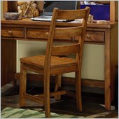 Lea Elite Logan County Chair-KD in Burnished Pine