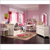 Lea Elite Hannah Twin Daybed w/ Storage Unit in White
