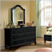 Lea Elite Retreat 7 Drawers Dresser in Black