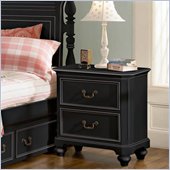 Lea Elite Retreat Nightstand in Black
