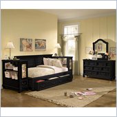 Lea Elite Retreat Sideways Bed in Black with Slats