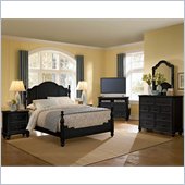 Lea Elite Retreat Panel Bed in Black