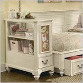 Lea Elite Retreat Bookcase Nightstand in Antique White