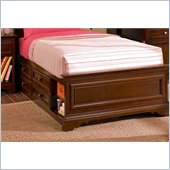 Lea Elite Covington Caption Bed Box with Side Rail  in Cherry