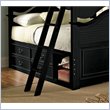 ADD TO YOUR SET: Lea Elite Retreat Captain Bed Box with Side Rail in Black