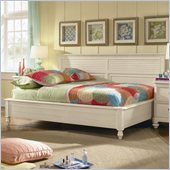 Lea Elite Retreat Sideways Bed in Antique White with Slats