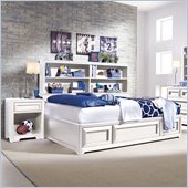 Lea Elite Reflections Kids Bookcase Platform Bed 3 Piece Bedroom Set