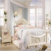 Lea Emma's Treasures Kids Poster Bed 3 Piece Bedroom Set in White