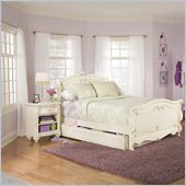 Lea Jessica McLintock Romance Kids Sleigh Bed 3 Piece Bedroom Set