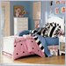Lea Elation Kids Twin Panel Bed in Off-White Finish