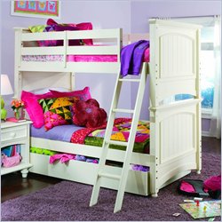 Lea Carolina Retreat Twin over Twin Bunk Bed with Under Bed Storage
