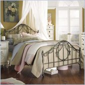 Lea Emma's Treasures Kids Metal Panel Bed in Dark Pewter