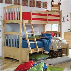Lea iRoom Bunk Bed in Clear Natural Finish