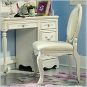 Lea Jessica McClintock Romance Upholstered Desk Chair in Antique White