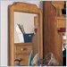 Lea Jackson Creek Vertical Mirror in Distressed Medium Brown Oak
