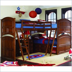 Lea Deer Run Triple Bunk Bed 3 Piece Bedroom Set