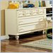 Lea Carolina Retreat White 3 Drawer Wood Chest in White