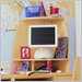 Lea Off Campus Computer Hutch in Natural Maple