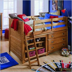 Lea Austin Low Wood Loft Bedroom Set