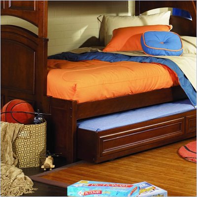 Lea Deer Run Bunk Bed Full Extension in Distressed Cherry Finish