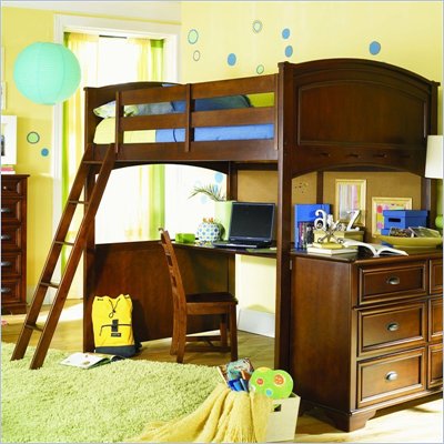 Lea Deer Run Loft Bed 6 Piece Bedroom Set